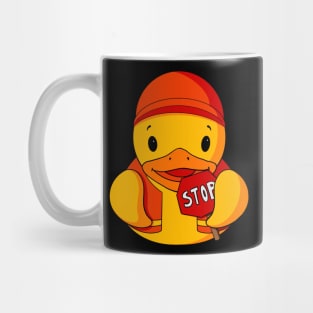 Road Construction Rubber Duck Mug